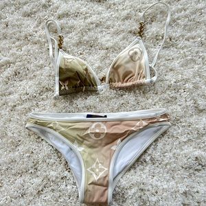 Louis Vuitton Monogram Gradient Bikini Top and Bottom
